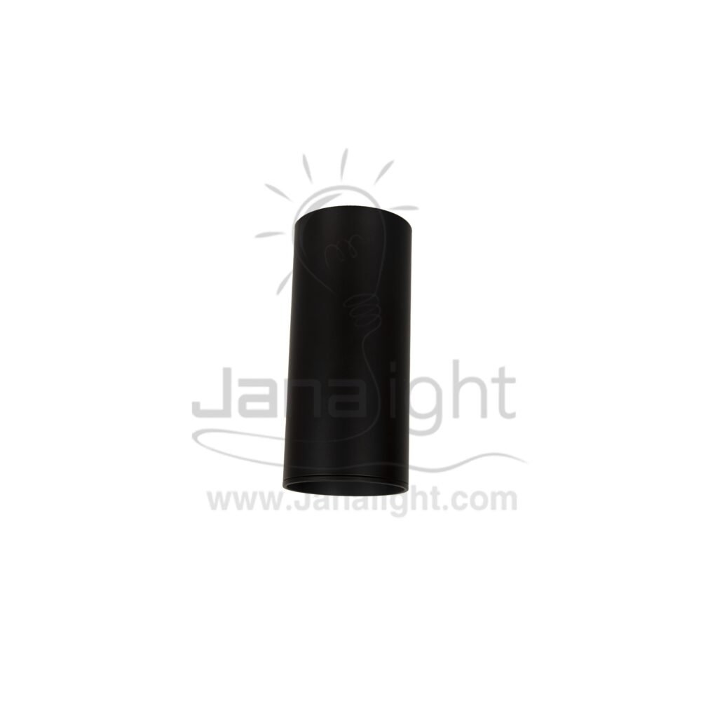 فريم سبوت سلندر مدور اسود فارغ رفيع 13سم cylinder downlight frame black 13cm/6cm